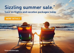WestJet Sizzling Summer Sale (Book by June 4)