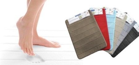 Memory Foam Bath Mat in Your Choice of Stylish Colours
