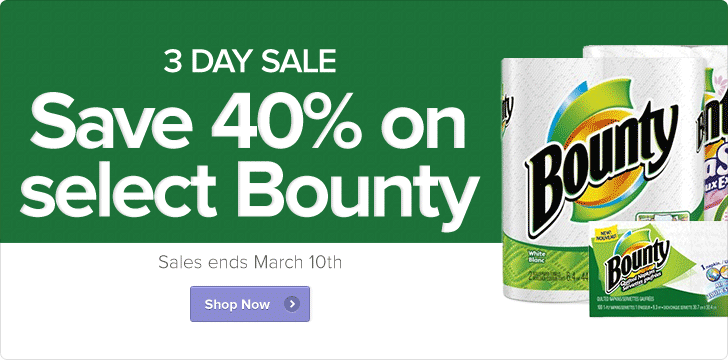 Well Save 40 Off Select Bounty