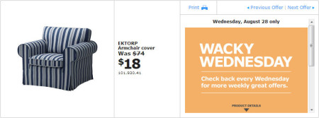 IKEA - Edmonton Wacky Wednesday Deal of the Day (Aug 28) B