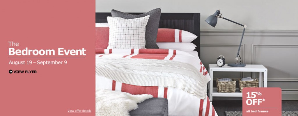 IKEA The Bedroom Event - 15 Off All Bed Frames (Aug 19 - Sept 9)