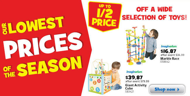 Toys R Us Lowest Prices of the Season (Oct 4-10)