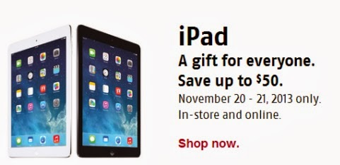 Future Shop Apple iPads - Save up to 50 Off (Nov 20-21)