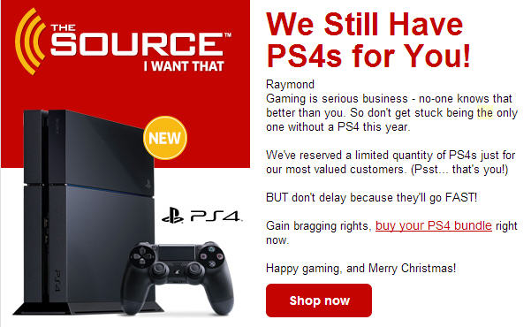 The Source Playstation 4 Still Available - Reserve Online