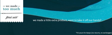 lululemon We Made Too Much Sale