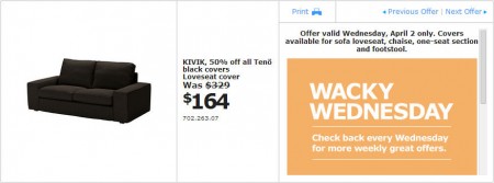 IKEA - Edmonton Wacky Wednesday Deal of the Day (Apr 2) C
