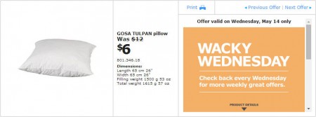 IKEA - Edmonton Wacky Wednesday Deal of the Day (May 14) C