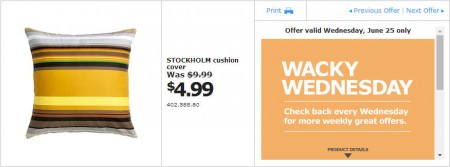 IKEA - Edmonton Wacky Wednesday Deal of the Day (June 25) B