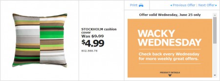 IKEA - Edmonton Wacky Wednesday Deal of the Day (June 25) C