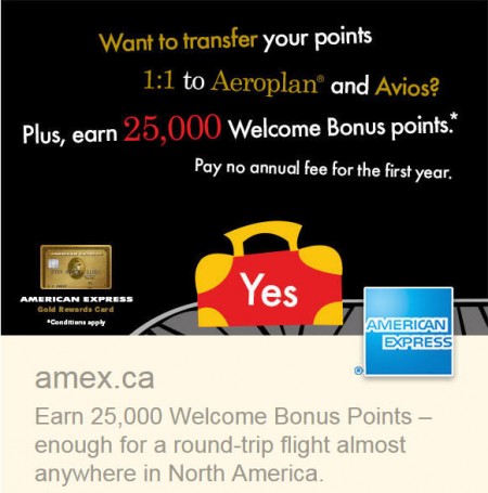 AMEX Gold Rewards Ad