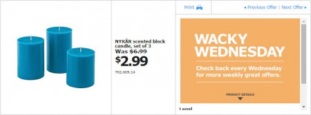 IKEA - Edmonton Wacky Wednesday Deal of the Day (Jan 14) D