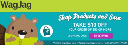 WagJag Extra $10 Off $50 Purchase Promo Code (Feb 26-27)