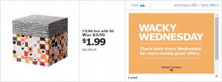 IKEA - Edmonton Wacky Wednesday Deal of the Day (Apr 15) A