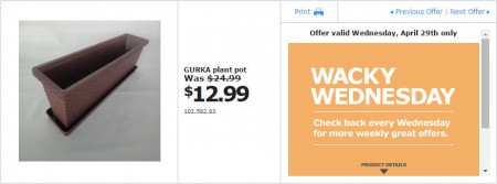 IKEA - Edmonton Wacky Wednesday Deal of the Day (Apr 29) C