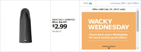IKEA - Edmonton Wacky Wednesday Deal of the Day (July 29) D