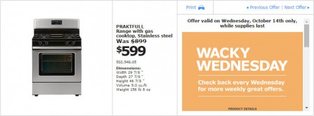 IKEA - Edmonton Wacky Wednesday Deal of the Day (Oct 14) A