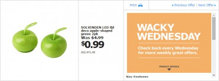 IKEA - Edmonton Wacky Wednesday Deal of the Day (Oct 21) B