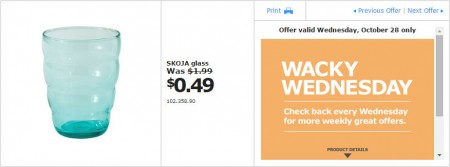 IKEA - Edmonton Wacky Wednesday Deal of the Day (Oct 28) C