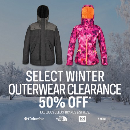 Sport Chek Select Winter Outerwear Clearance (Feb 9-15)